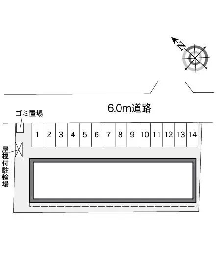 ★手数料０円★東金市田間　月極駐車場（LP）